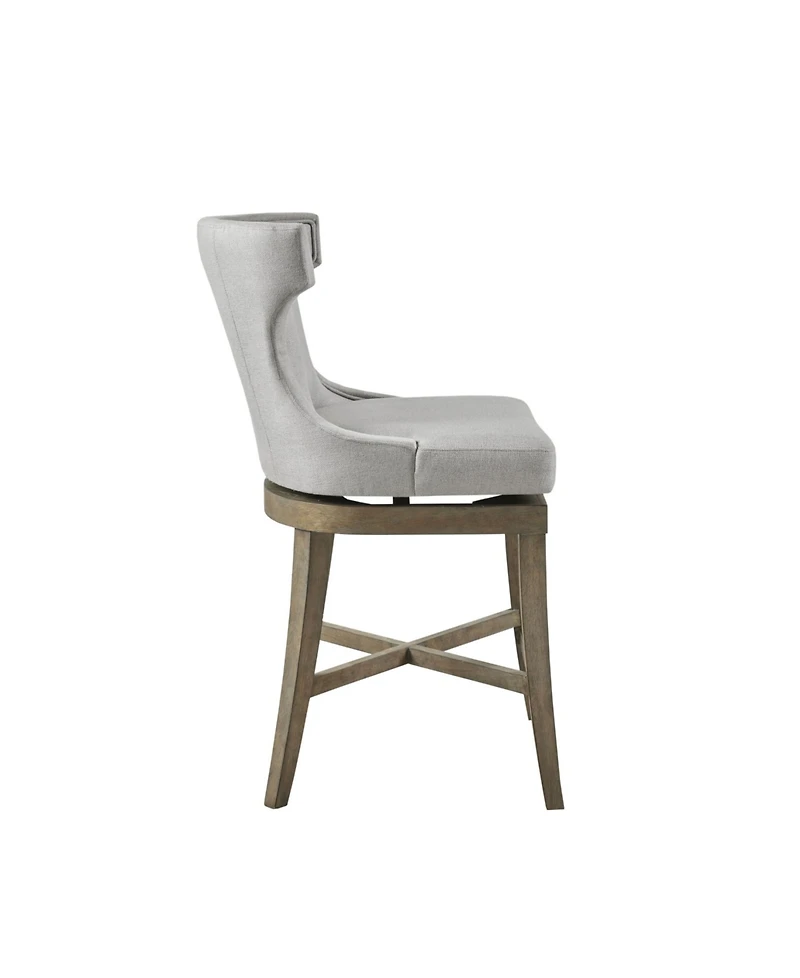 Madison Park Carson 25.25" High Counter Stool with Swivel Seat