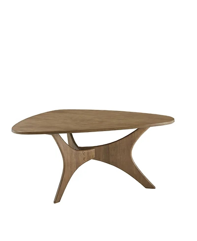 Ink+Ivy Blaze Triangle Wood Coffee Table