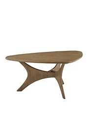Ink+Ivy Blaze Triangle Wood Coffee Table