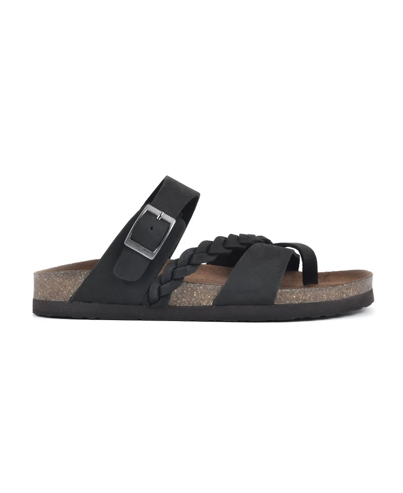 White Mountain Women's Hazy Footbed Sandals