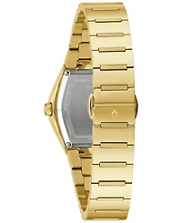 Bulova Women's Gemini Gold-Tone Stainless Steel Bracelet Watch 30mm