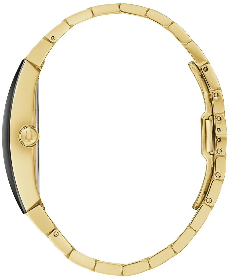 Bulova Men's Gemini Gold-Tone Stainless Steel Bracelet Watch 40mm