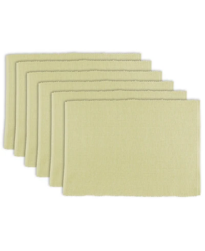 Design Imports Ribbed Placemat, Set of 6