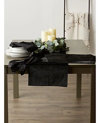 Design Imports Velvet Table Runner