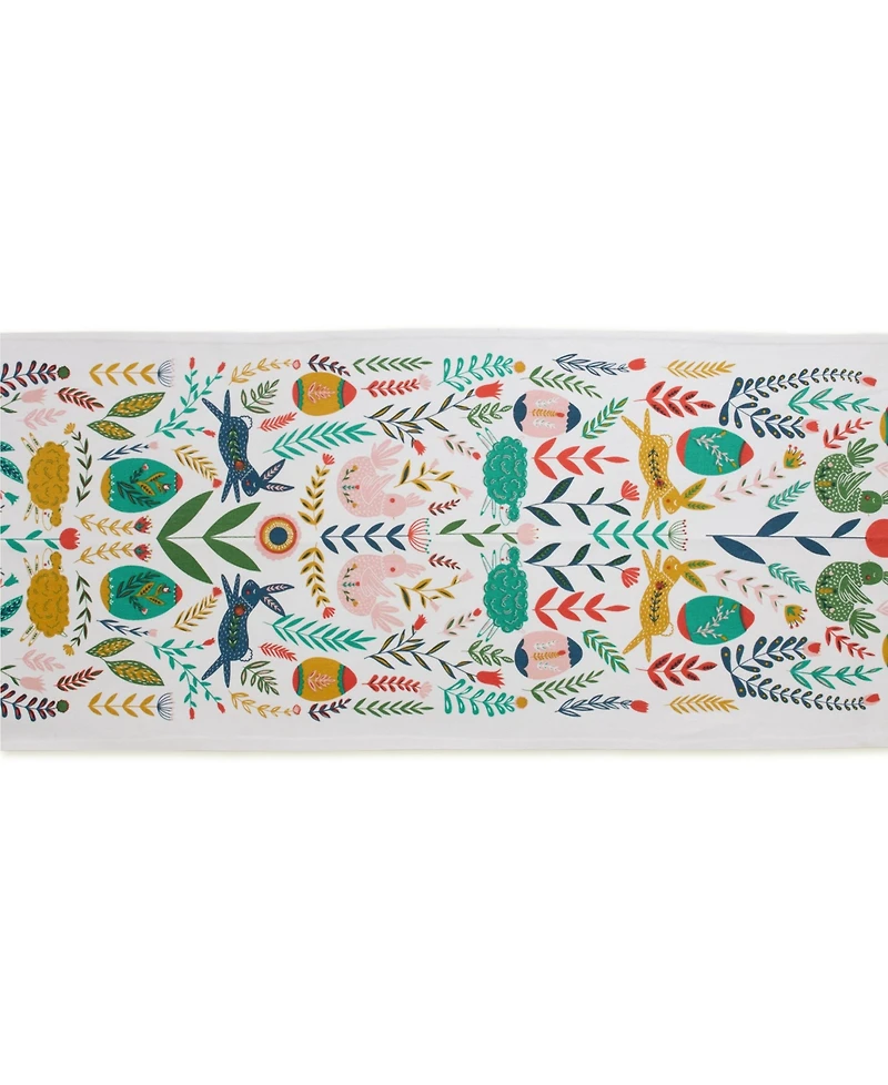 Design Imports Easter Garden Embellished Table Runner, 14" x 108"