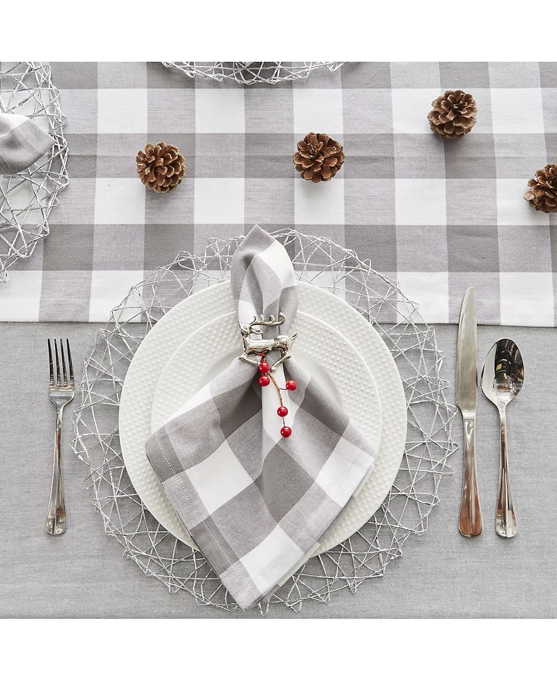 Design Imports Buffalo Check Napkin, Set of 6