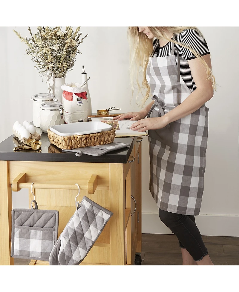 Design Imports Buffalo Check Chef Apron