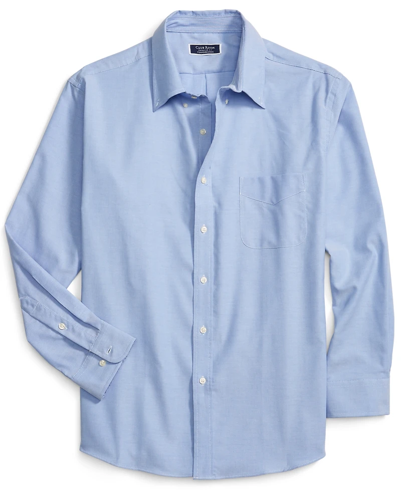 Club Room Men's Regular Fit Pinpoint Dress Shirt, Created for Macy's