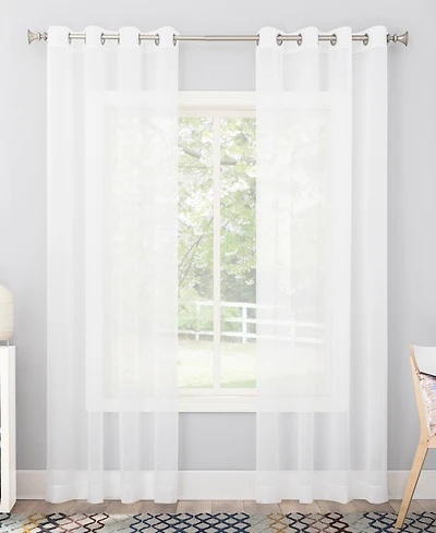 Calypso Sheer Voile Grommet Curtain Panel