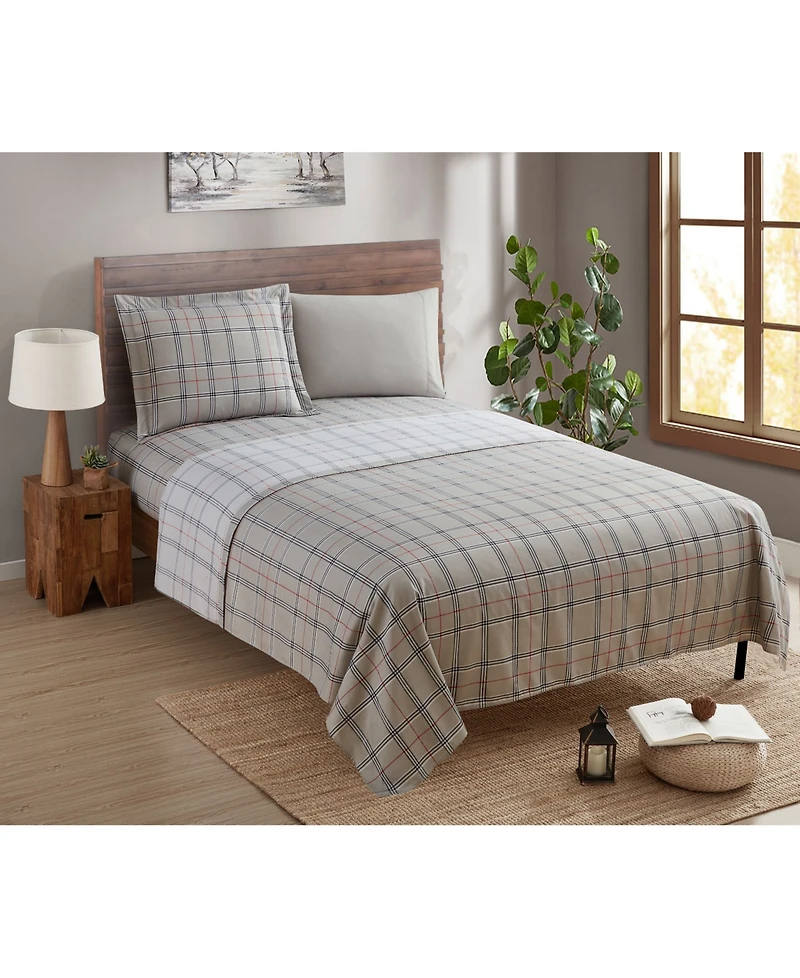 Nestl Printed Super Soft Deep Pocket 6 Pc. Sheet Set