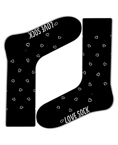 Mini Hearts Women's Super Soft Cotton Seamless Toe Crew Socks
