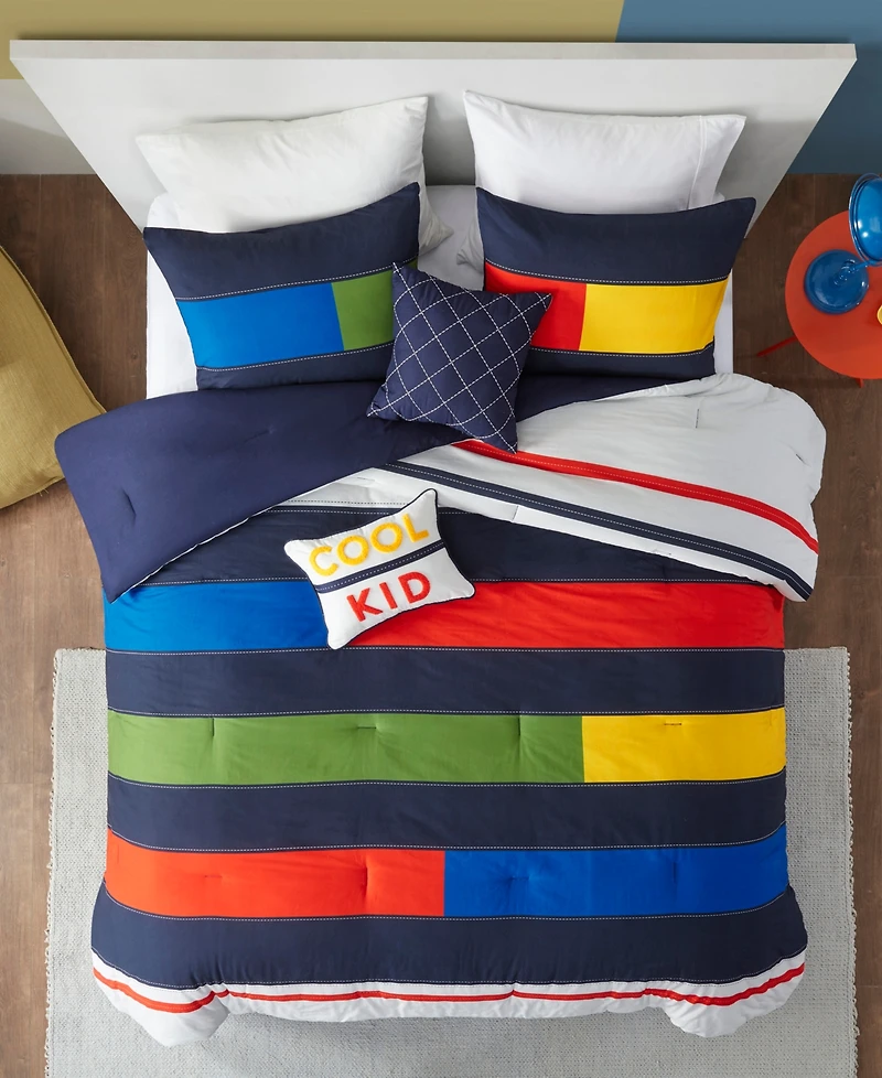 Intelligent Design Morris Stripe 5-Pc. Comforter Set, Full/Queen