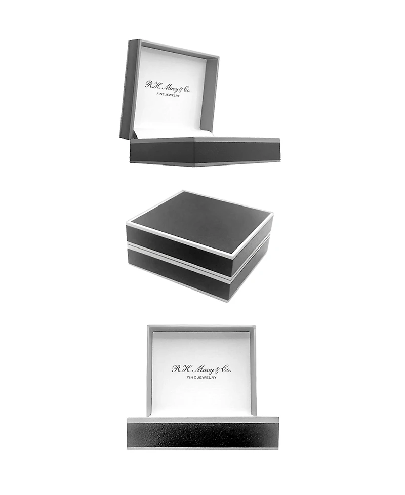 Diamond Round and Square Stud Earring Set ( 1/6 ct. t.w.) in sterling silver