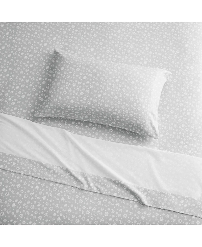 Brielle Home Cotton Flannel 4-Pc. Sheet Set, King