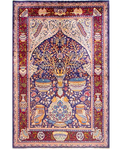 Bashian One of a Kind Sarouk 4'3" x 6'5" Area Rug