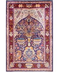 Bashian One of a Kind Sarouk 4'3" x 6'5" Area Rug