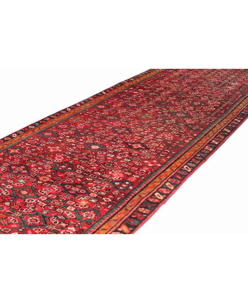 Bashian One of a Kind Hamadan 2'10" x 13'4" Runner Area Rug
