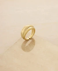 Ettika 18K Gold Plated Dome Ring