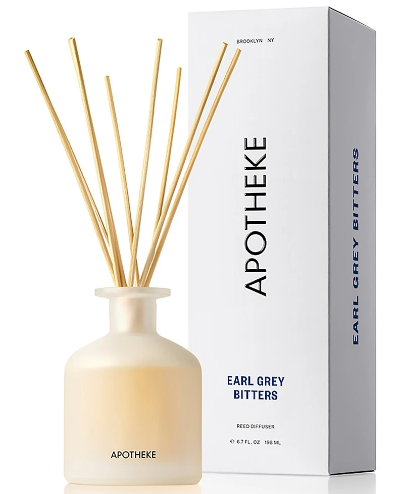 Apotheke Earl Grey Bitters Reed Diffuser, 6.7-oz.