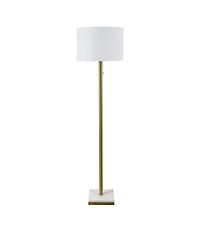 Evolution by Crestview Collection Dilon Marble Floor Lamp