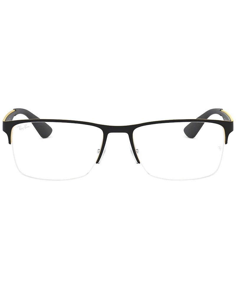 Ray-Ban RX6335 Unisex Rectangle Eyeglasses