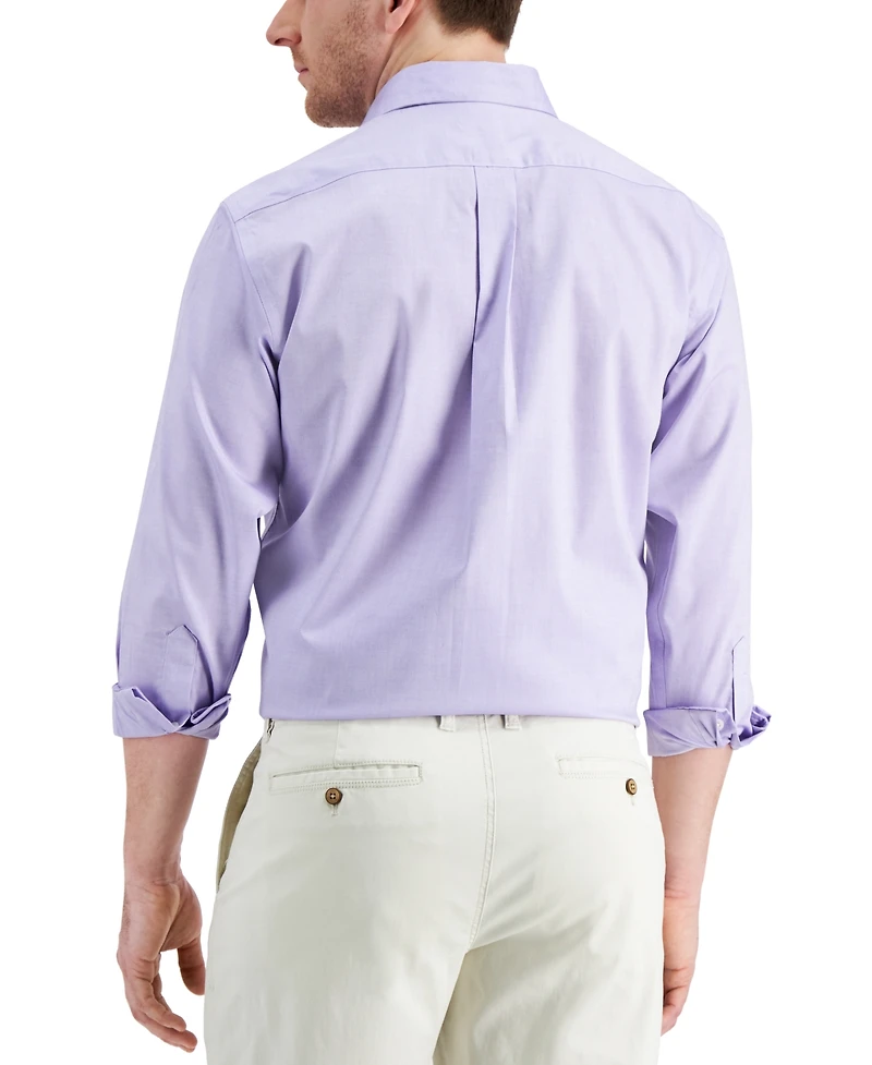 Club Room Men's Regular Fit Pinpoint Dress Shirt, Created for Macy's
