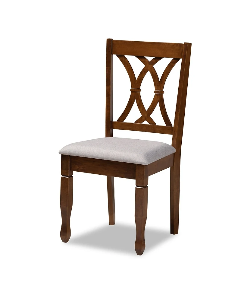 Aggie Modern and Contemporary Fabric Upholstered 5 Piece Dining Set