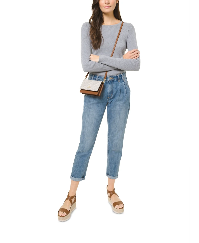 Michael Michael Kors Logo Jet Set Charm Phone Crossbody