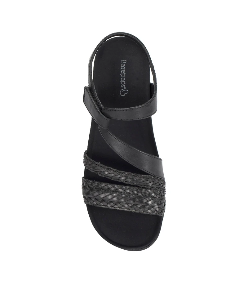 Baretraps Women's Jalen Asymmetrical Flat Sandals
