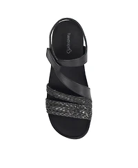 Baretraps Women's Jalen Asymmetrical Flat Sandals