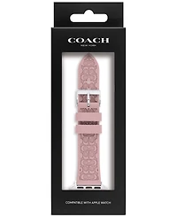 Coach Pink Rubber 38/40/41mm Apple Watch Band
