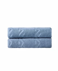Ozan Premium Home Turkish Cotton Sovrano Collection Luxury 2-Pc. Bath Sheet Set