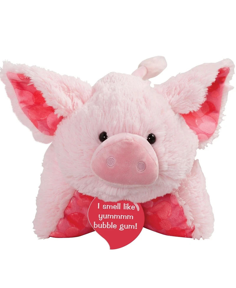 Pillow Pets Sweet Scented Bubble Gum Pig Stuffed Animal Plush Toy