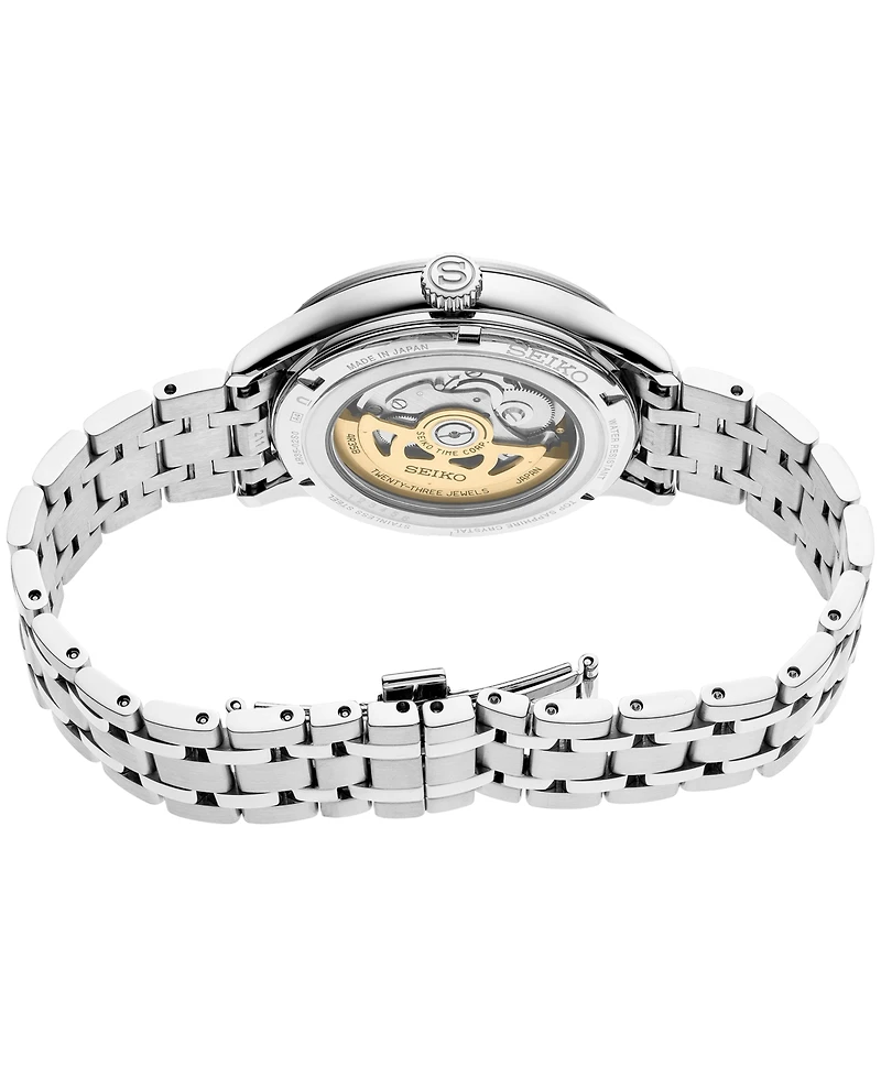 Seiko Men's Automatic Presage Stainless Steel Bracelet Watch 42mm