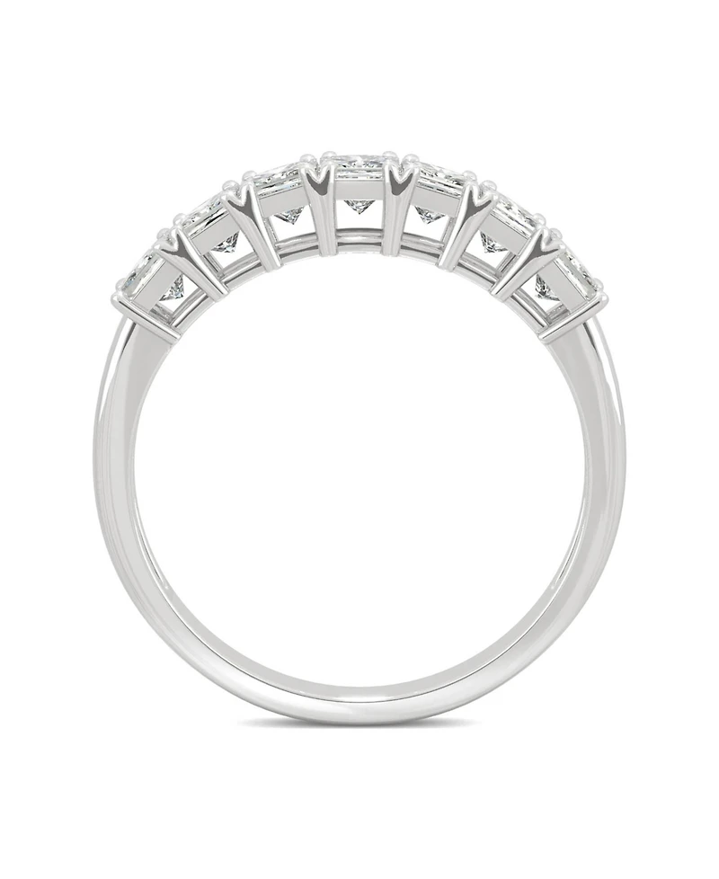 Moissanite Square Anniversary Band 1-1/4 ct. t.w. Diamond Equivalent in 14k White Gold