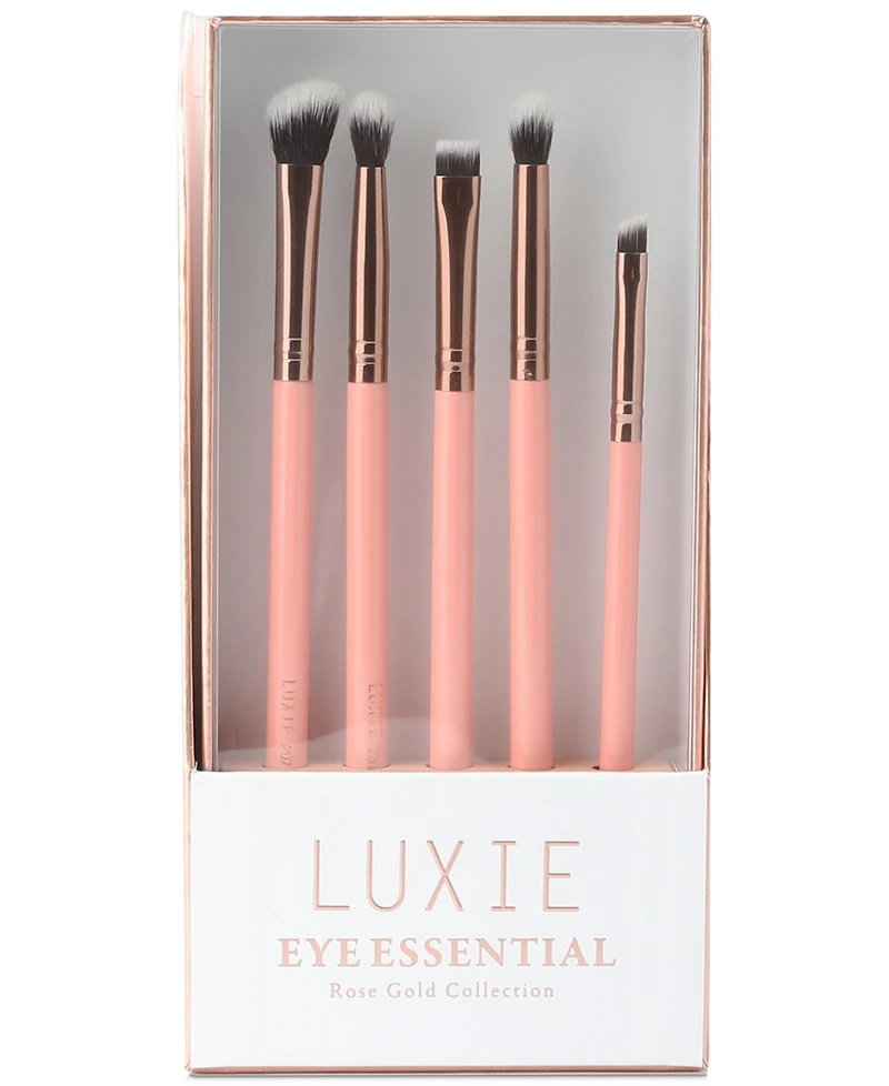 Luxie 5-Pc. Rose Gold Eye Essential Brush Set