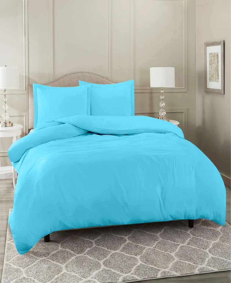 Neslt Super Soft Double Brushed Microfiber 2 Pc. Duvet Cover Set, Twin