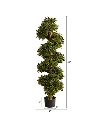 46" Boxwood Spiral Topiary Artificial Tree