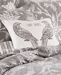Levtex Tanzie Love Birds Decorative Pillow, 14" x 18"
