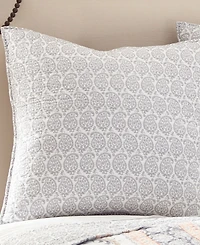 Levtex Darcy Paisley Damask 2-Pc. Sham Set, European