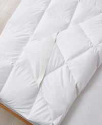 Serta White Goose Feather & Down Fiber Featherbed