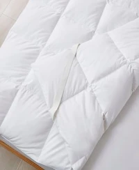 Serta White Goose Feather Down Fiber Featherbeds
