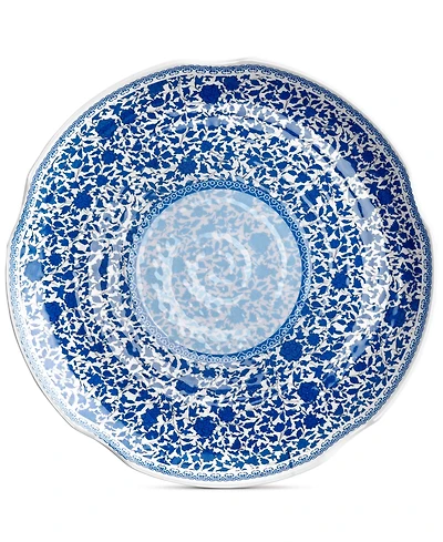 Q Squared Heritage Melamine 16" Round Hammered Platter