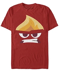 Fifth Sun Men's Angry Face Short Sleeve Crew T-shirt