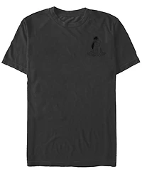 Fifth Sun Men's Vintage-Like Line Eeyore Short Sleeve Crew T-shirt