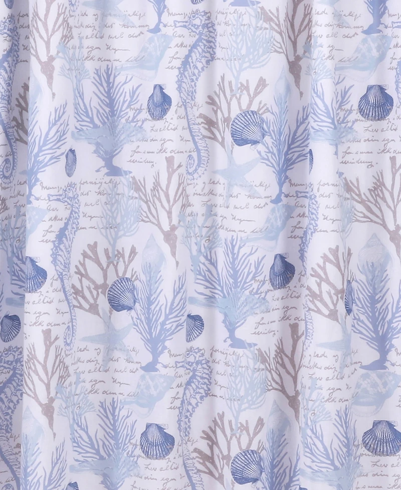 Levtex Galapagos Blue Coral Reef Drape Panel, 55" x 84"