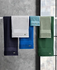 Lacoste Home Heritage Anti-Microbial Supima Cotton Bath Towel, 30" x 54"