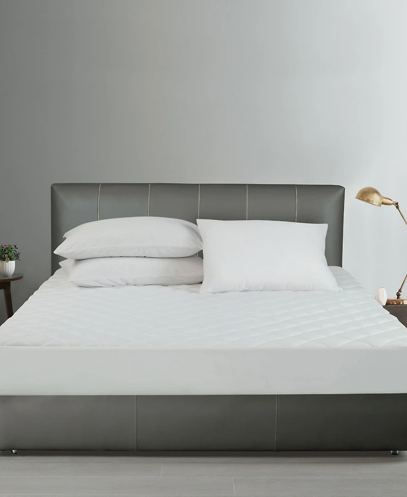 All-In-One Cooling Fitted Mattress Pad, Queen