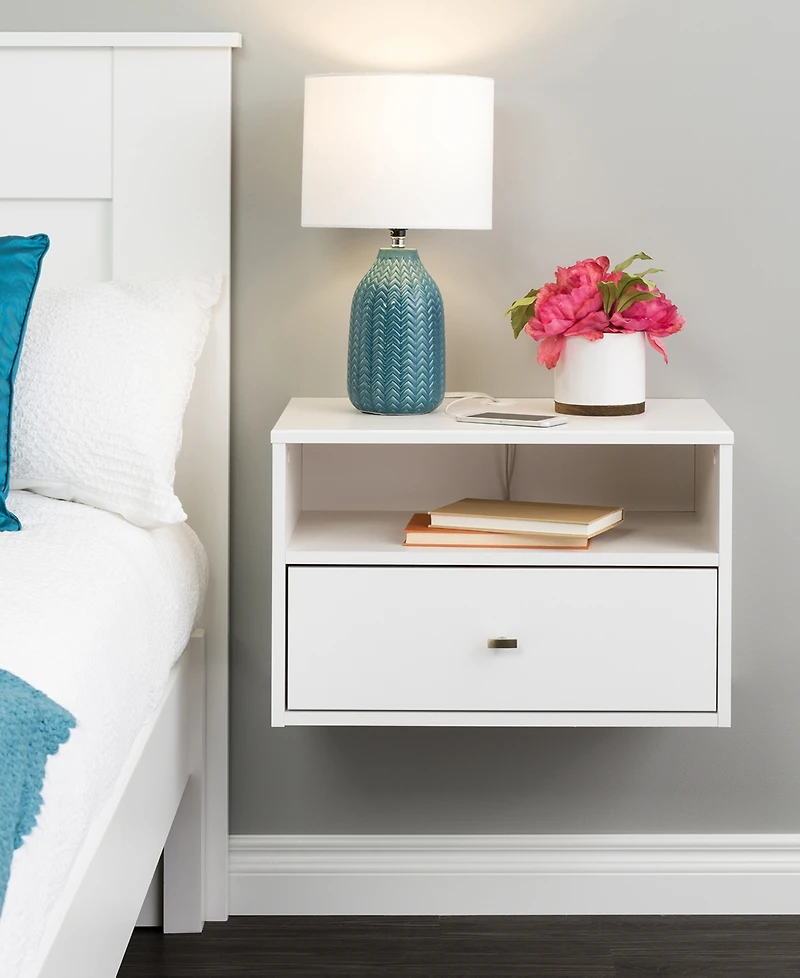 Prepac Floating Nightstand