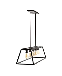 Floyd 5-Light Adjustable Iron Farmhouse Vintage-like Led Dimmable Pendant